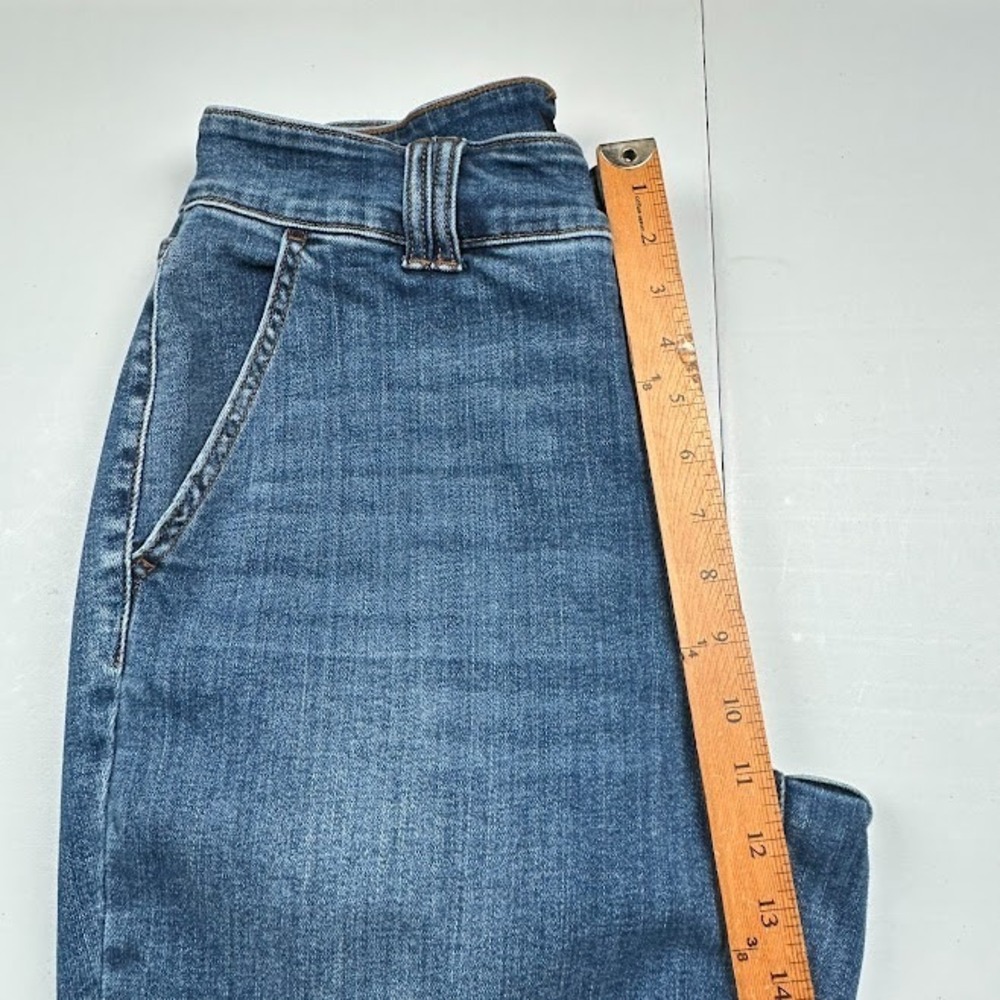 Judy Blue Jeans Womens 14W Blue Wide Leg Stretch Pockets High Rise Medium Wash - Picture 12 of 14